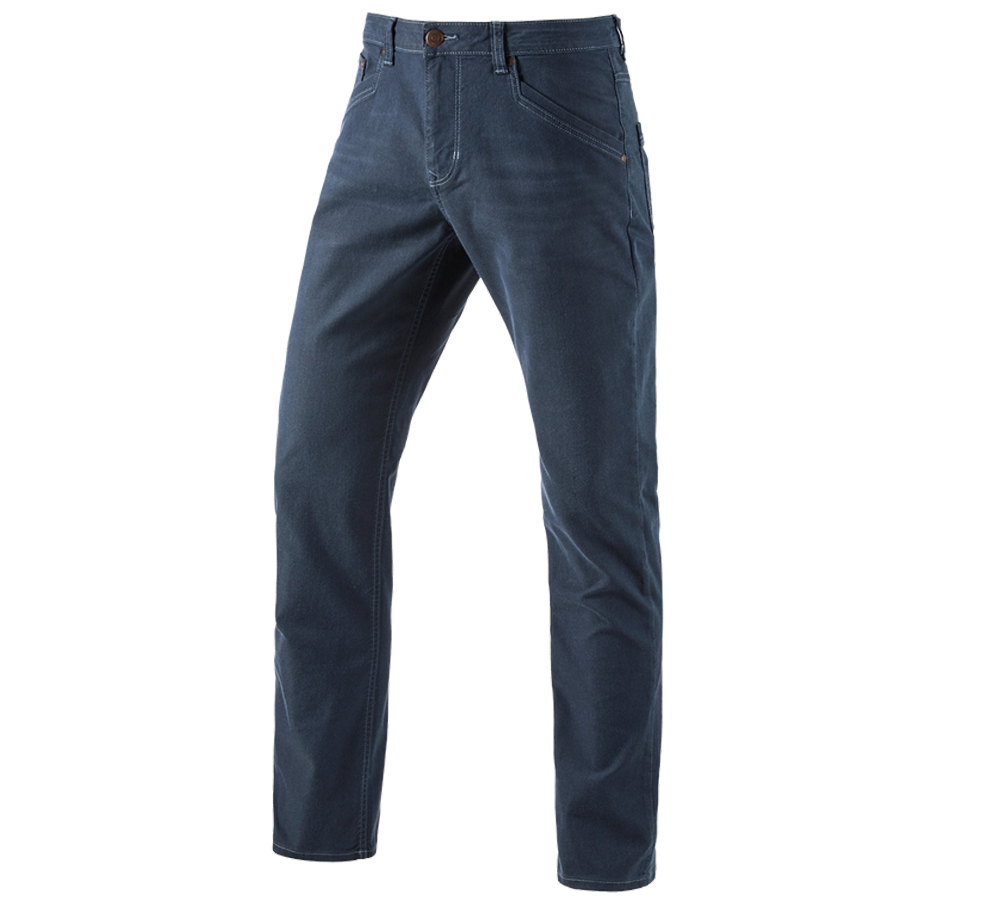 Spodnie robocze: Spodnie 5-kieszeniowe e.s.vintage + niebieski arktyczny