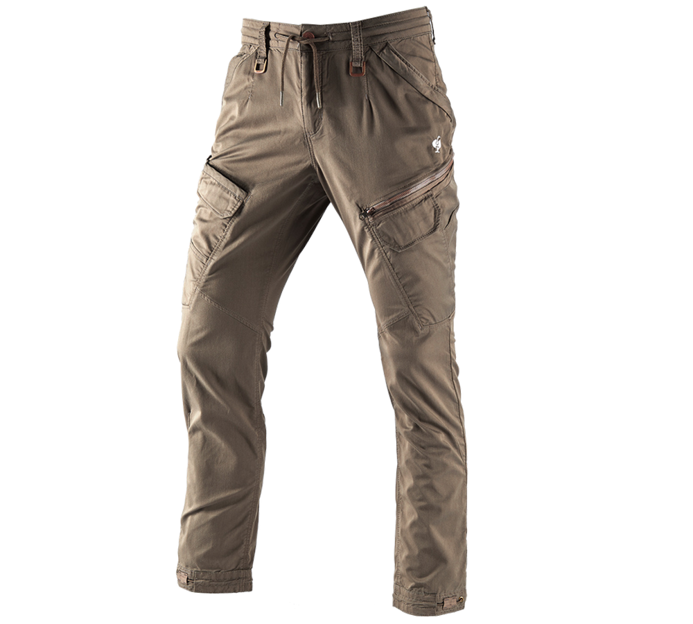 Spodnie robocze: Spodnie typu cargo e.s. ventura vintage + brązowy umbra