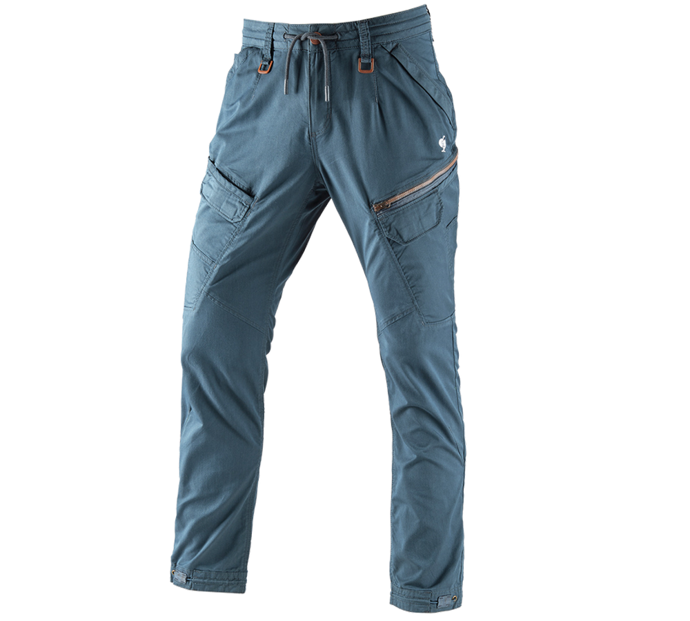 Spodnie robocze: Spodnie typu cargo e.s. ventura vintage + błękit żelazowy