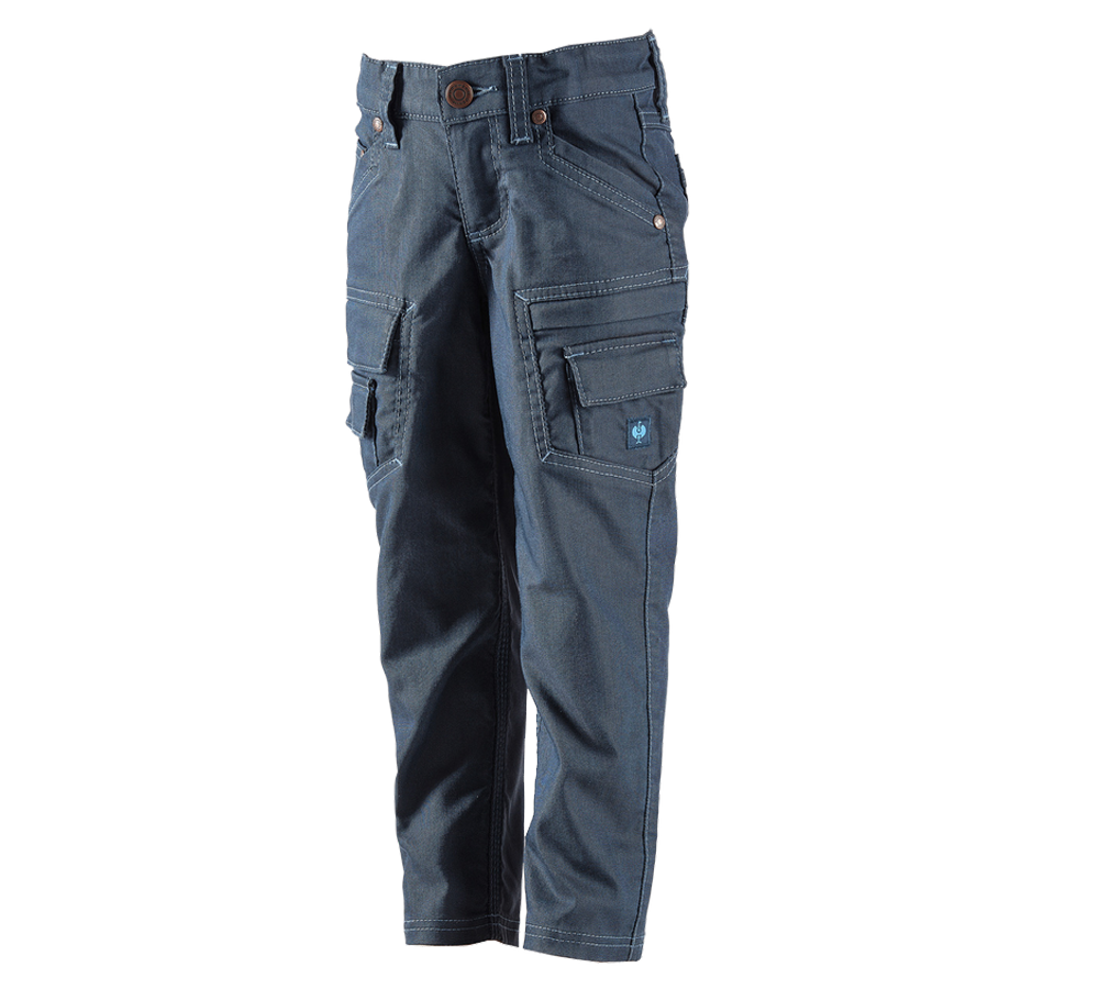 Spodnie: Spodnie typu cargo e.s.vintage, dziecięce + niebieski arktyczny