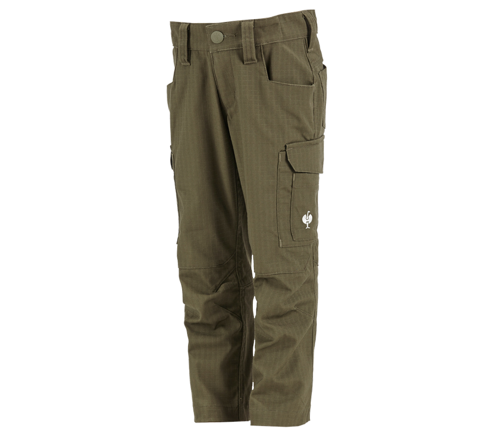 Spodnie: Spodnie do pasa e.s.concrete solid, dziecięce + błotnista zieleń