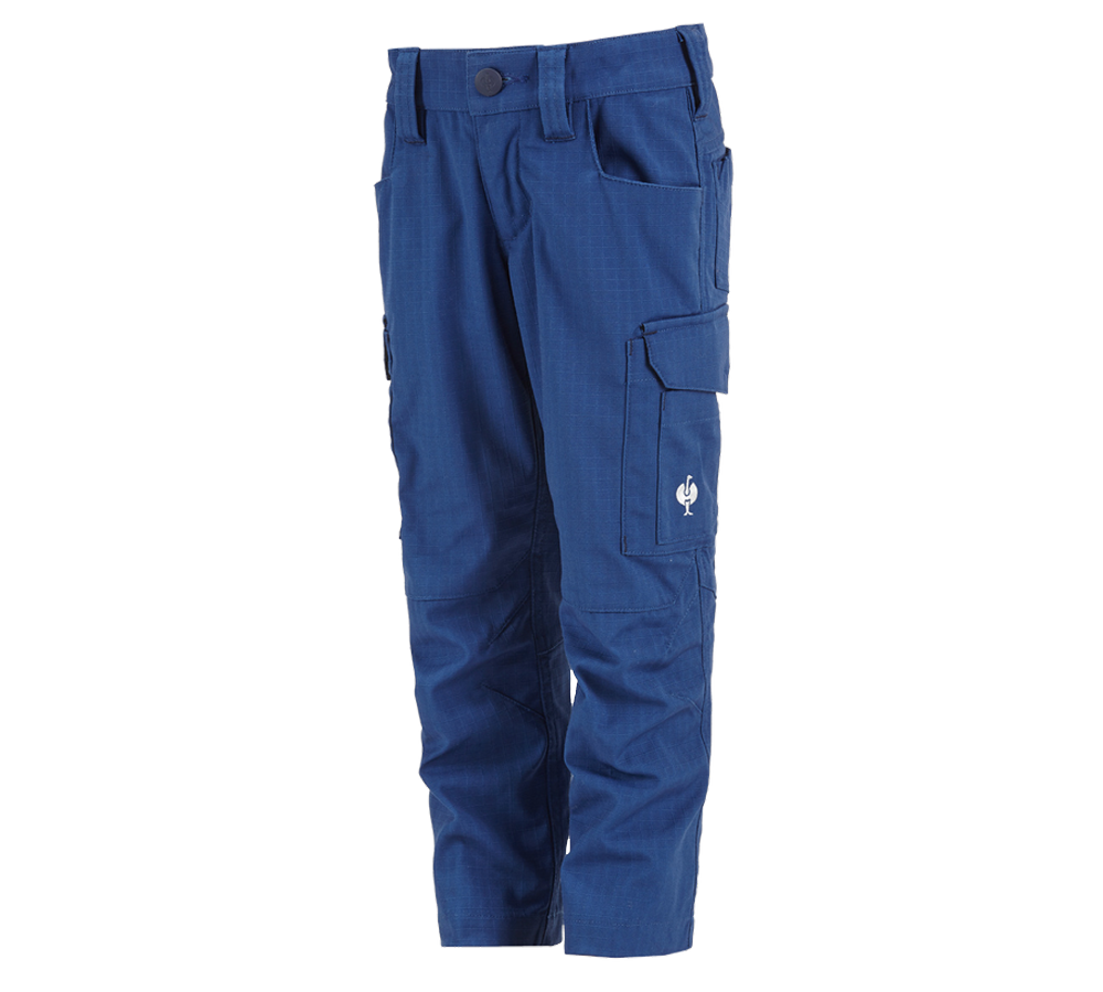 Spodnie: Spodnie do pasa e.s.concrete solid, dziecięce + błękit alkaliczny