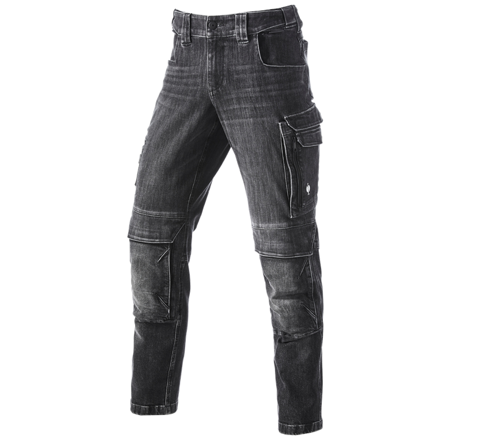 Spodnie robocze: Jeansy typu cargo Worker e.s.concrete + blackwashed