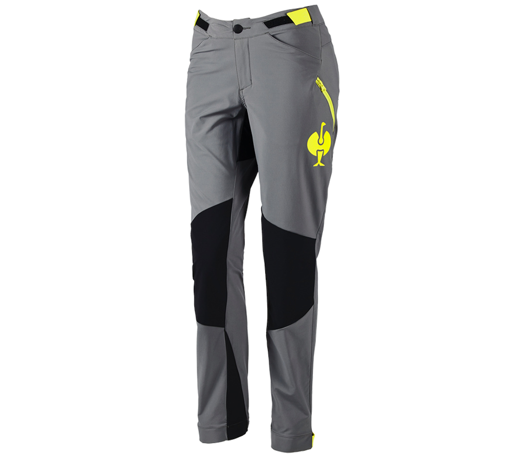 Spodnie robocze: Spodnie funkcyjne e.s.trail, damskie + szary bazaltowy/żółty acid