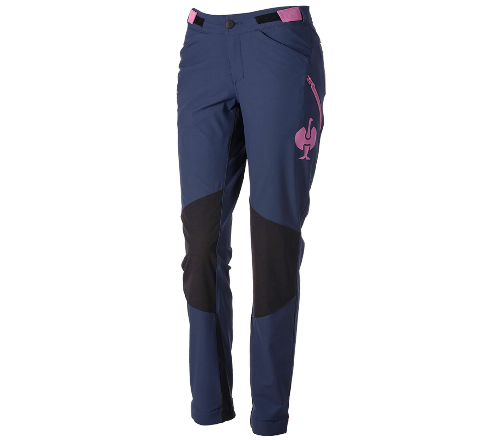 Odzież: Spodnie funkcyjne e.s.trail, damskie + niebieski marine/różowy tara