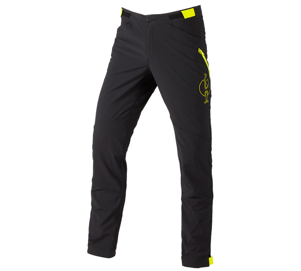 Spodnie robocze: Spodnie funkcyjne e.s.trail + czarny/żółty acid