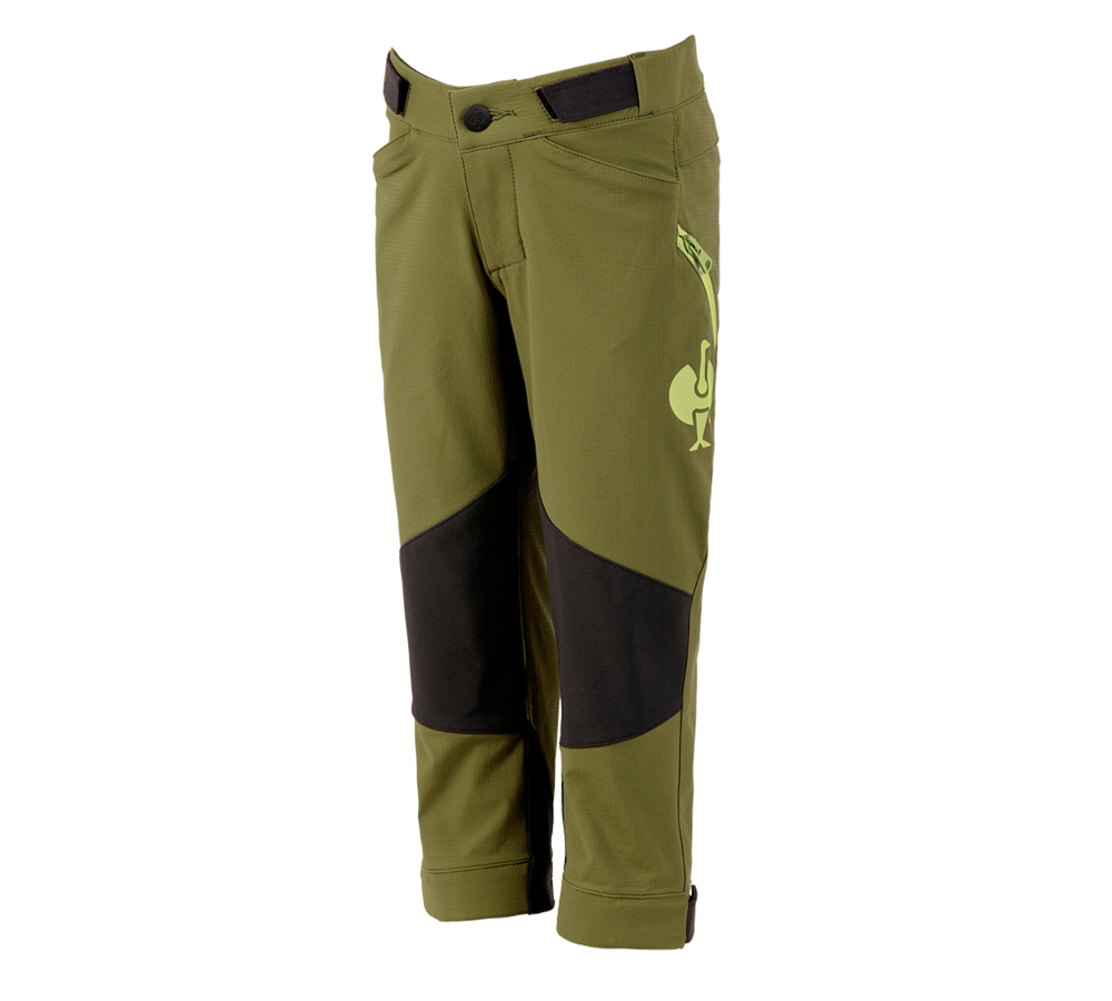 Spodnie: Spodnie funkcyjne e.s.trail, dziecięce + zielony jałowcowy/zielony limonkowy