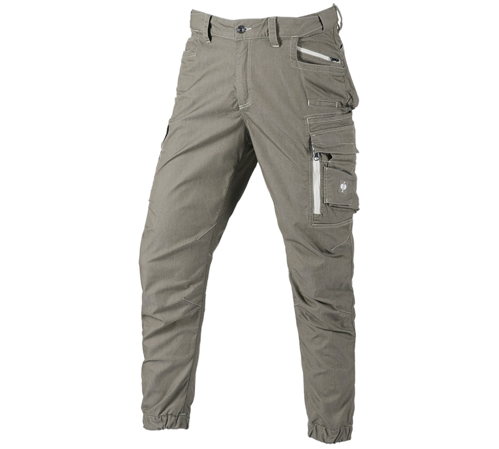 Spodnie robocze: Spodnie typu cargo e.s.motion ten letnie + zielony bagienny