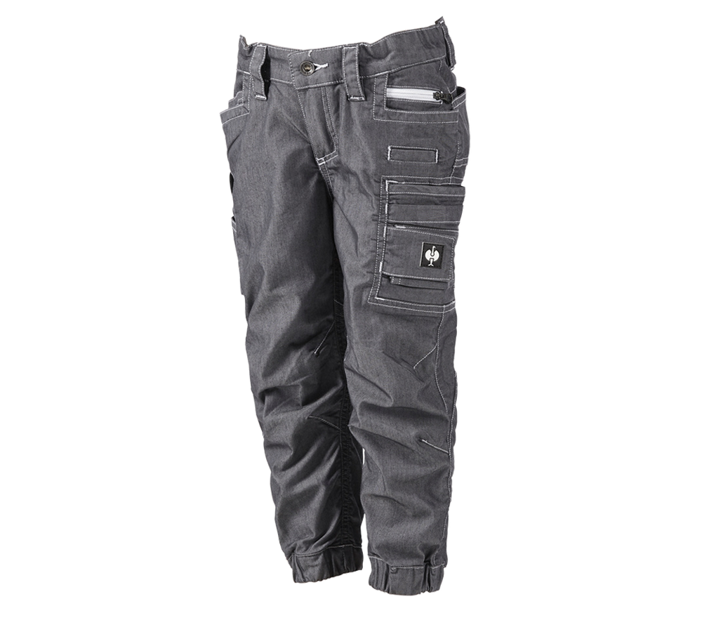 Spodnie: Spodnie typu cargo e.s.motion ten letnie, dziecięc + czerń żelazowa