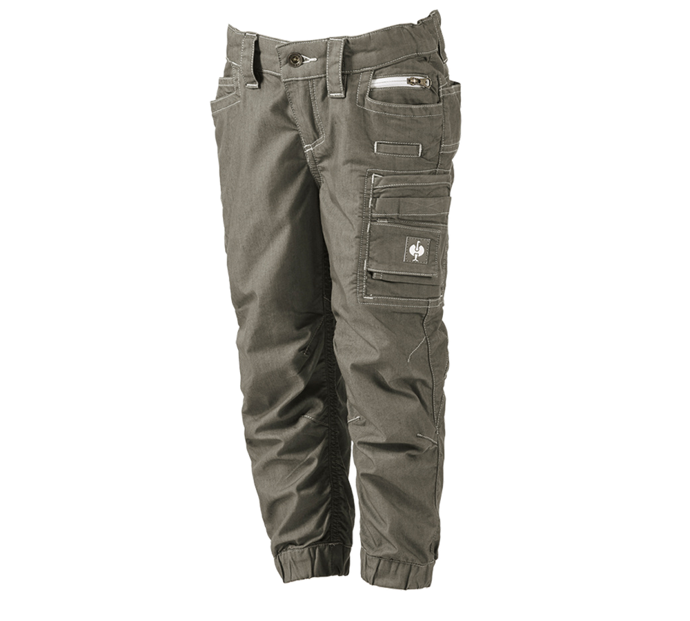 Spodnie: Spodnie typu cargo e.s.motion ten letnie, dziecięc + zielony bagienny