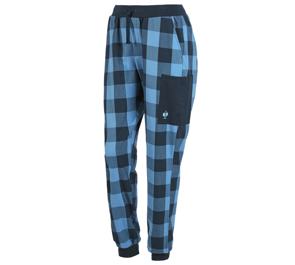 Akcesoria: e.s. Spodnie piżamowe, damski + cienisty błękit/wiosenny błękit