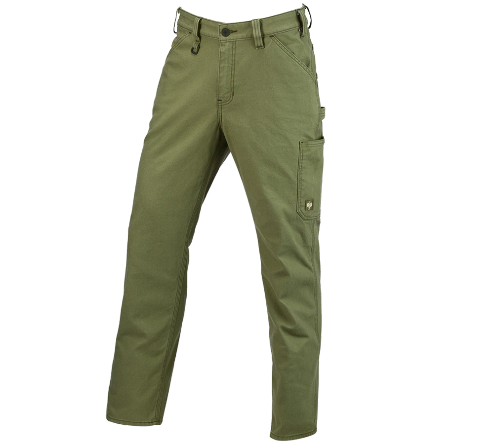 Spodnie robocze: Spodnie do pasa e.s.iconic + górska zieleń