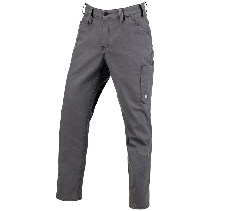 Spodnie robocze: Spodnie do pasa e.s.iconic + karbonowym szary