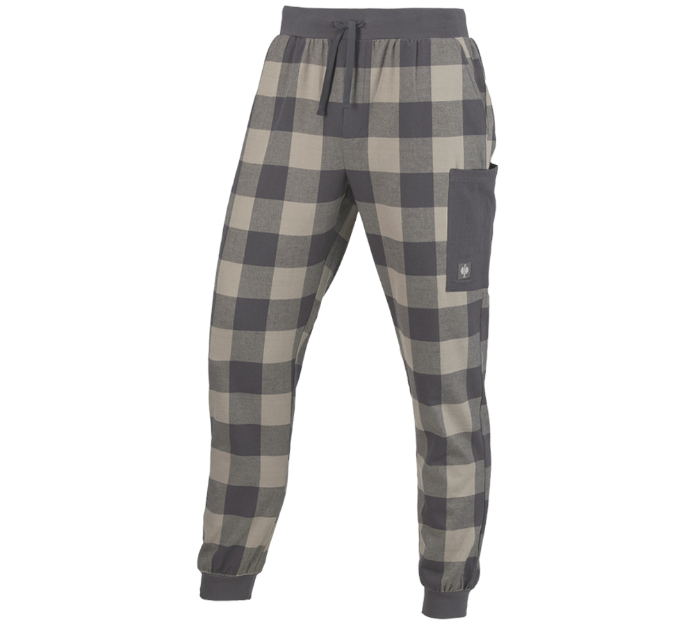 Akcesoria: e.s. Spodnie piżamowe + szary delfinowy/karbonowym szary