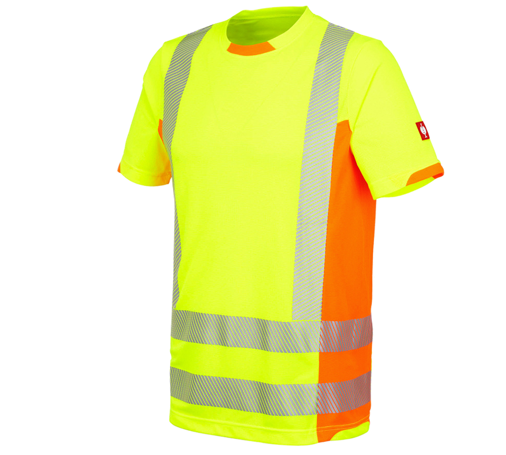 Koszulki | Pulower | Koszule: Koszulka funkcyjna ostrzegawcza e.s.motion 2020 + żółty ostrzegawczy/pomarańczowy ostrzegawczy