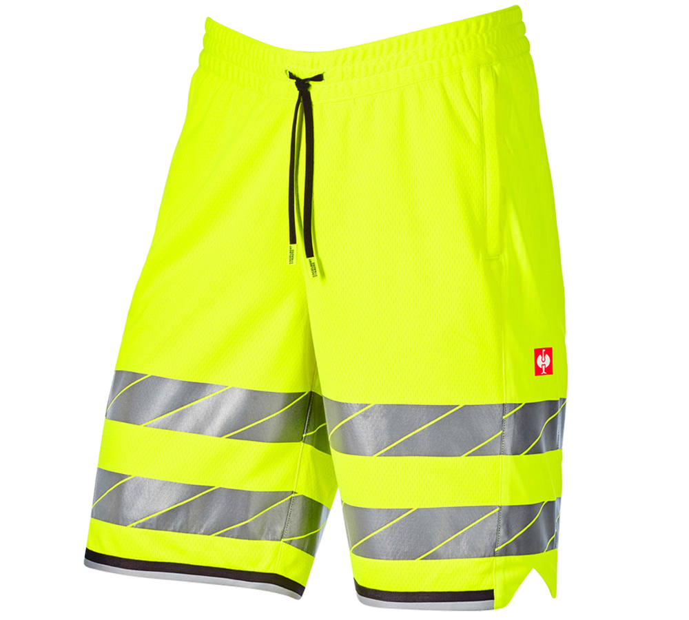 Spodnie robocze: Szorty funkcyjne ostrzegawcze e.s.ambition + żółty ostrzegawczy/antracytowy
