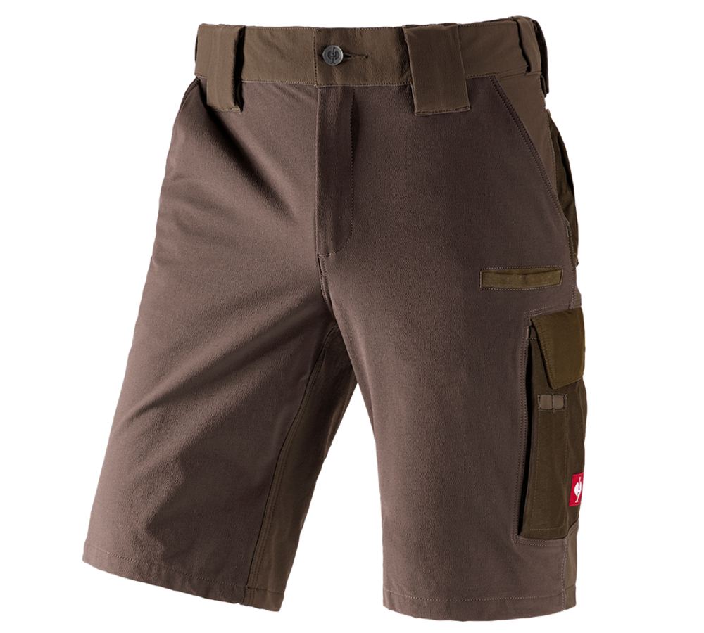 Spodnie robocze: Szorty funkcyjne e.s.dynashield + orzech laskowy/kasztanowy