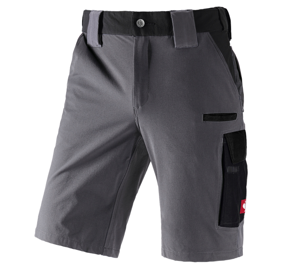 Spodnie robocze: Szorty funkcyjne e.s.dynashield + cementowy/czarny