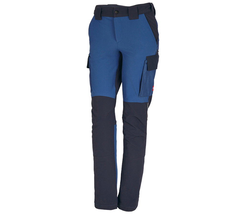 Spodnie robocze: Spodnie funkc. typu cargo e.s.dynashield, damskie + kobaltowy/pacyficzny