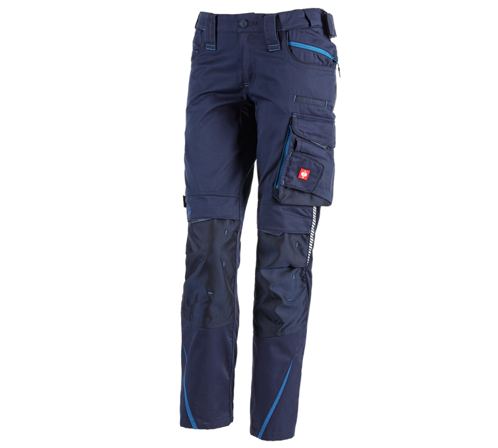 Spodnie robocze: Spodnie damskie e.s.motion 2020 + granatowy/atol