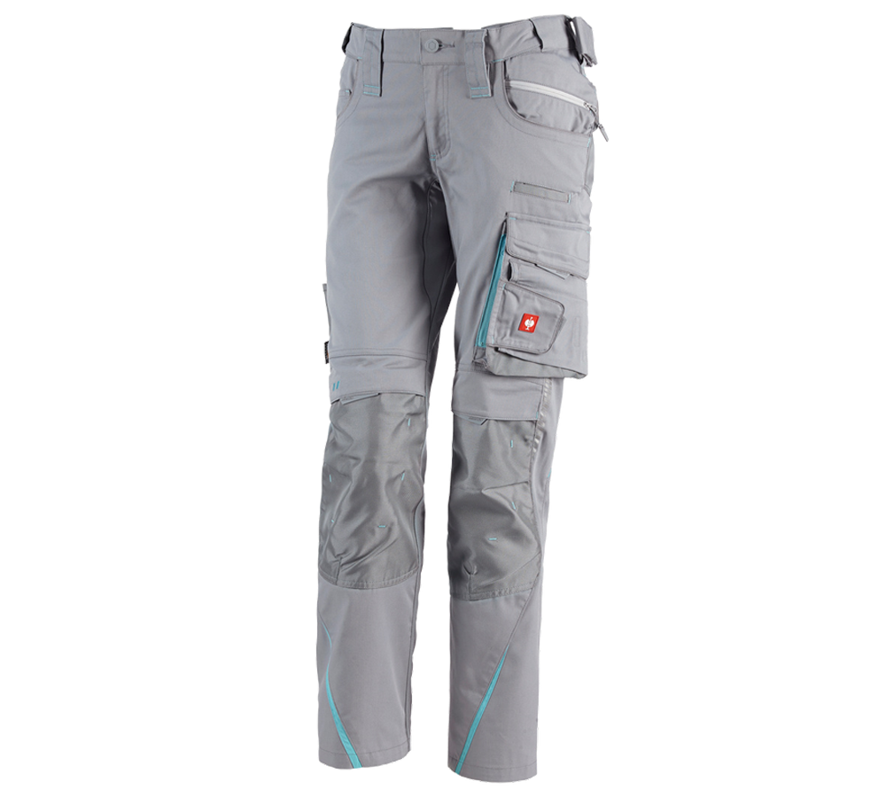 Spodnie robocze: Spodnie damskie e.s.motion 2020 + platynowy/capri