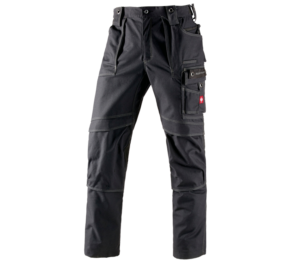 Spodnie robocze: Spodnie do pasa e.s.roughtough + czarny