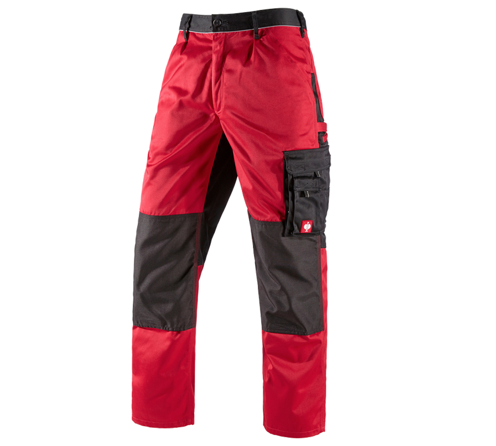 Instalatorow / Hydraulik / Blacharz: Spodnie do pasa e.s.image + czerwony/czarny