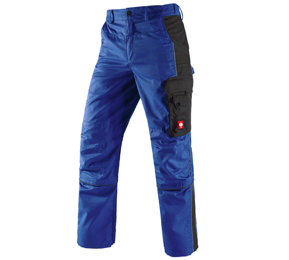 Instalatorow / Hydraulik / Blacharz: Spodnie do pasa z odpinanymi nogawkami e.s. active + chabrowy/czarny