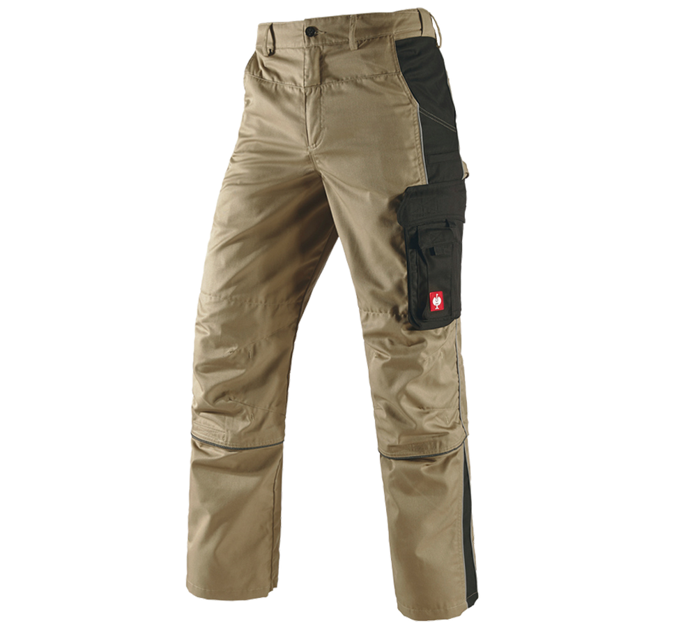 Ciesla / Stolarz: Spodnie do pasa z odpinanymi nogawkami e.s. active + khaki/czarny