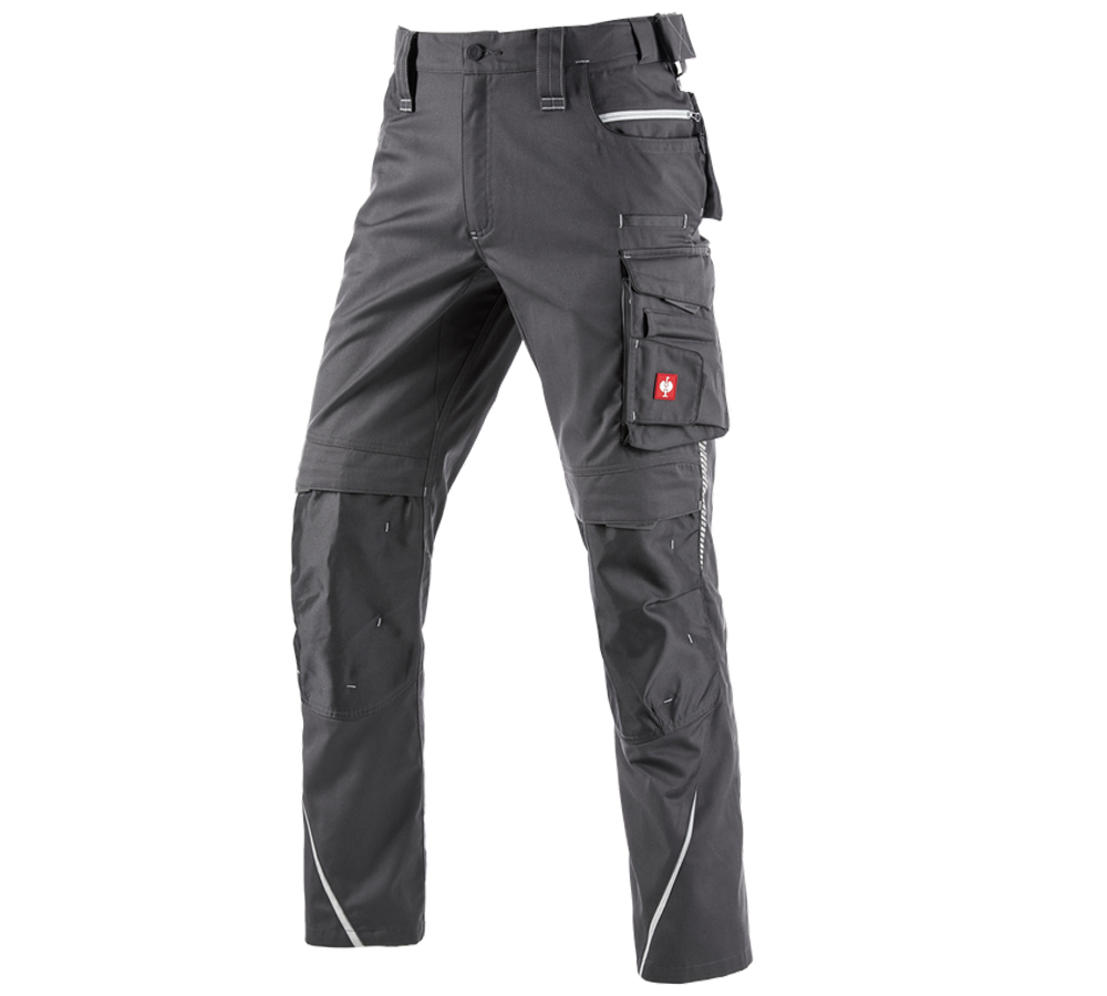 Spodnie robocze: Spodnie do pasa e.s.motion 2020 zimowe, męskie + antracytowy/platynowy