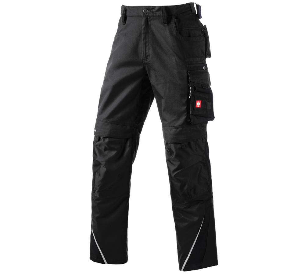 Spodnie robocze: Spodnie do pasa e.s.motion zimowe + czarny