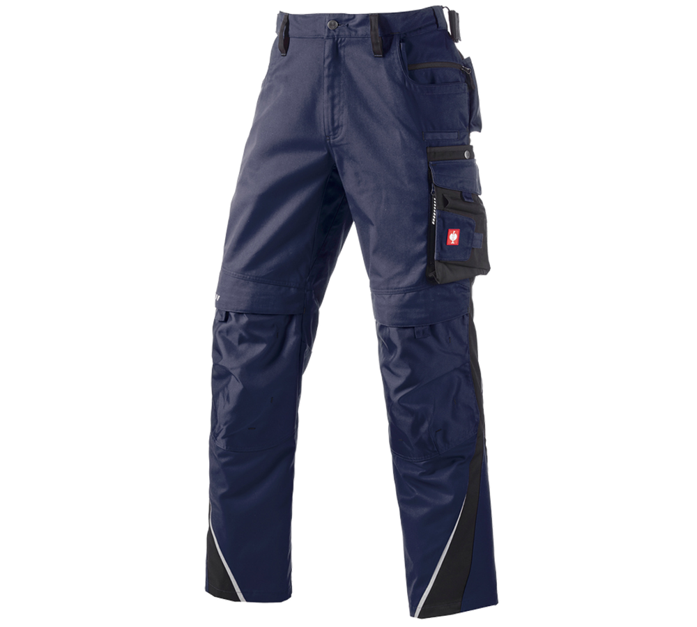 Spodnie robocze: Spodnie do pasa e.s.motion + granatowy/czarny