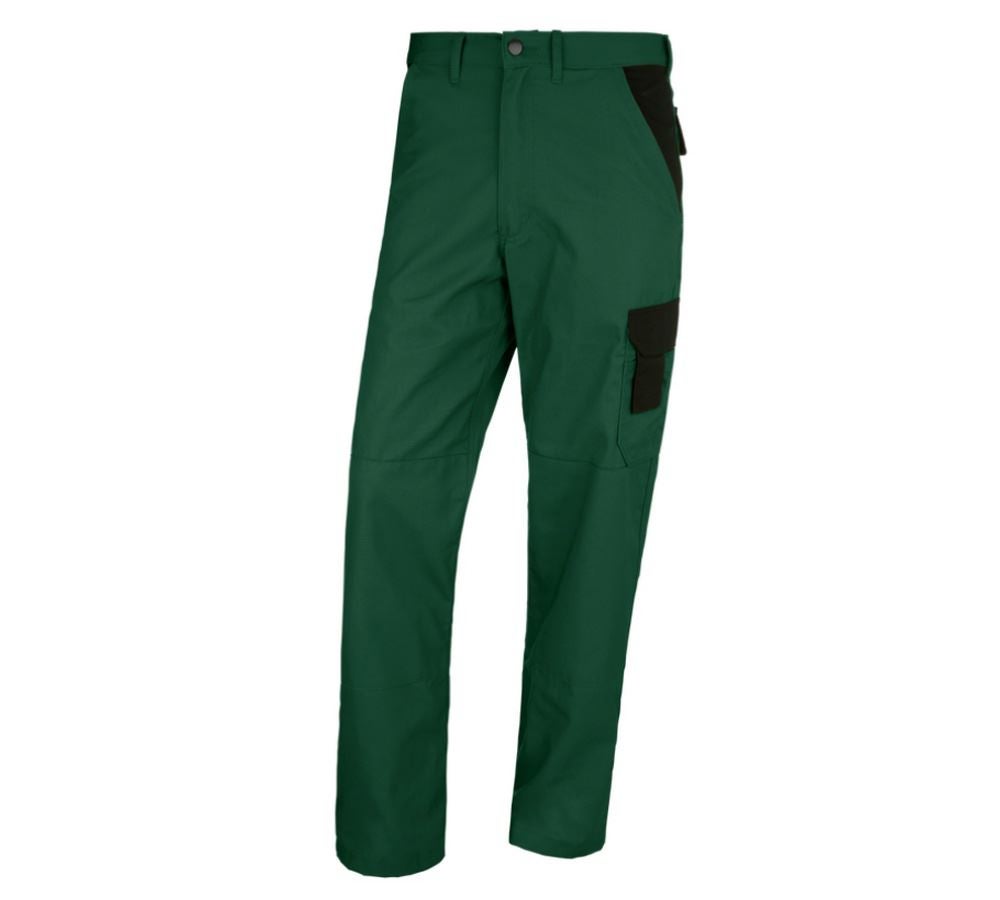Spodnie robocze: STONEKIT Spodnie do pasa Odense + zielony/czarny