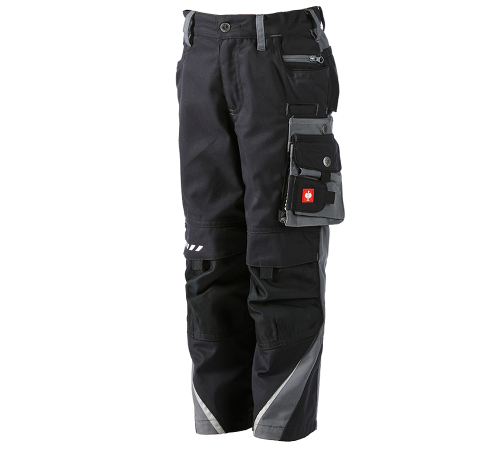 Spodnie: Spodnie dziecięce do pasa e.s.motion zimowe + grafitowy/cementowy