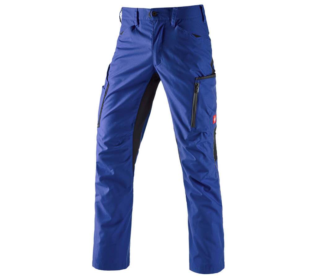 Spodnie robocze: Spodnie do pasa zimowe e.s.vision + chabrowy/czarny