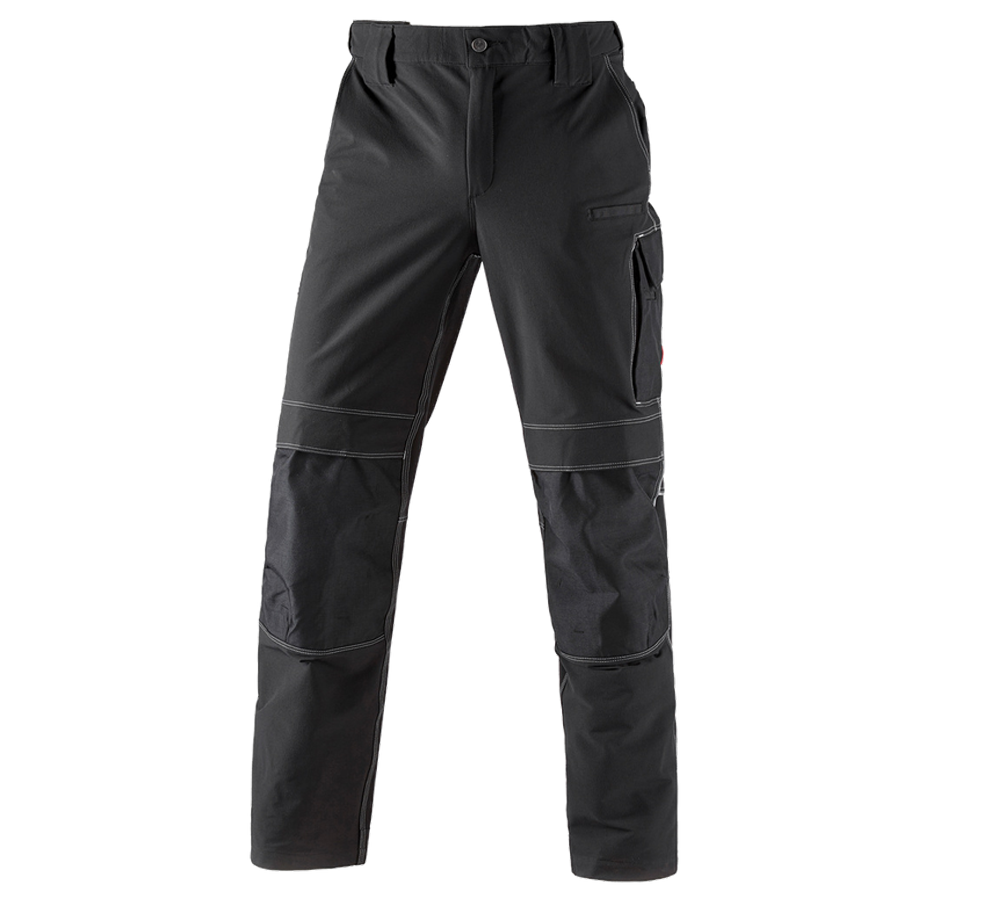 Spodnie robocze: Spodnie funkcyjne do pasa zimowe e.s.dynashield + czarny