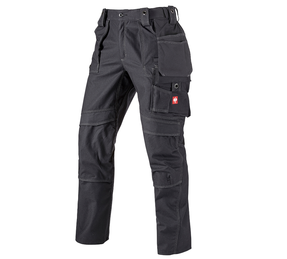 Spodnie robocze: Spodnie do pasa e.s.roughtough tool-pouch + czarny
