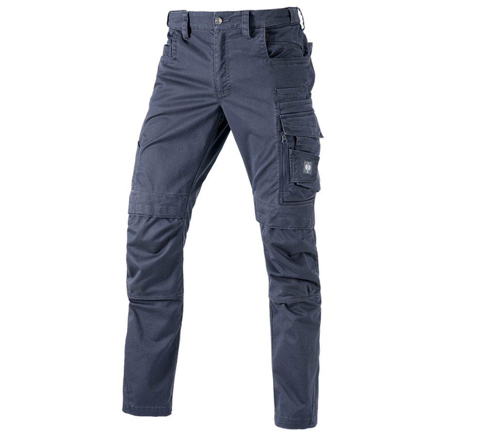 Spodnie robocze: Spodnie do pasa e.s.motion ten + niebieski łupkowy