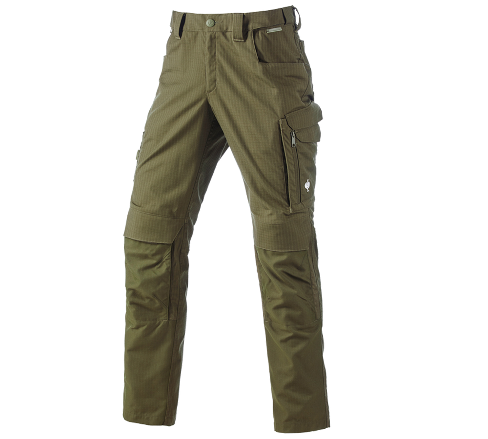 Spodnie robocze: Spodnie do pasa e.s.concrete solid + błotnista zieleń
