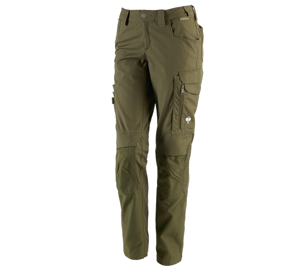 Spodnie robocze: Spodnie do pasa e.s.concrete solid, damskie + błotnista zieleń