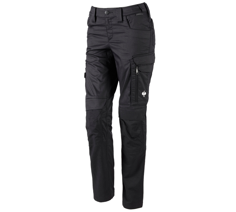 Spodnie robocze: Spodnie do pasa e.s.concrete light, damskie + czarny