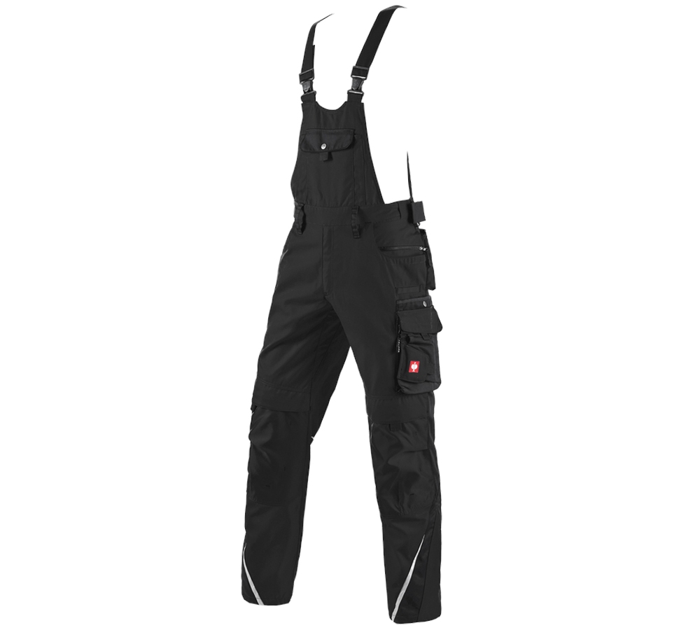 Spodnie robocze: Ogrodniczki e.s.motion zimowe + czarny