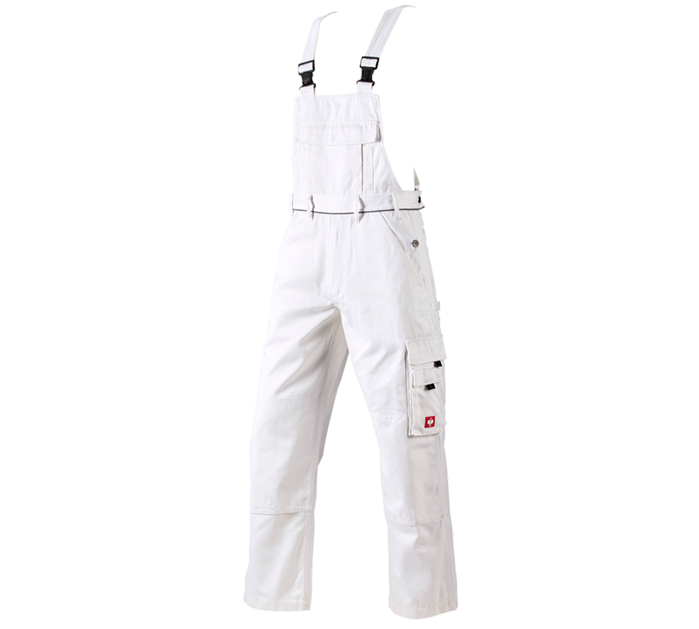Spodnie robocze: Ogrodniczki e.s.classic + biały