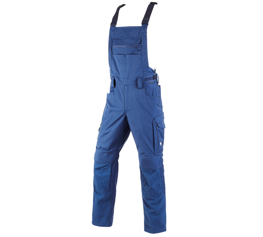 Spodnie robocze: Ogrodniczki e.s.concrete solid + błękit alkaliczny