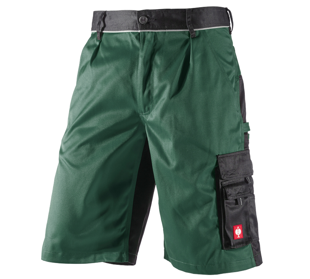 Spodnie robocze: Szorty e.s.image + zielony/czarny