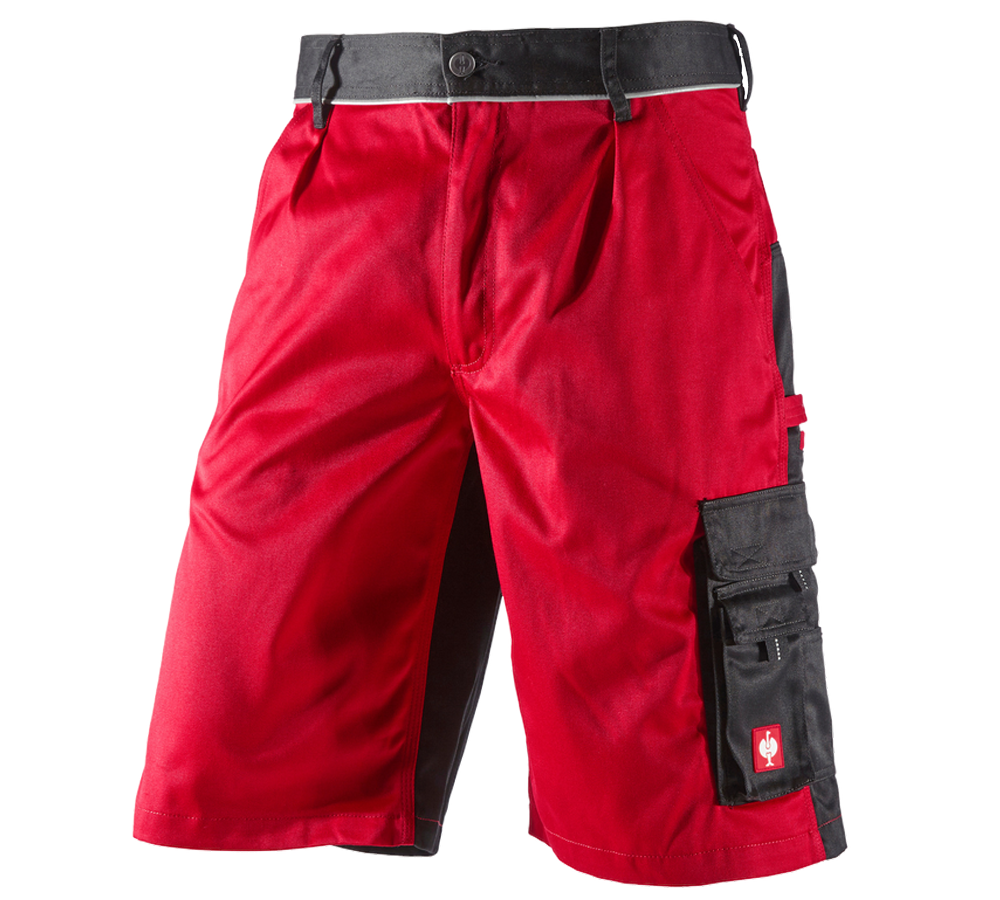 Spodnie robocze: Szorty e.s.image + czerwony/czarny