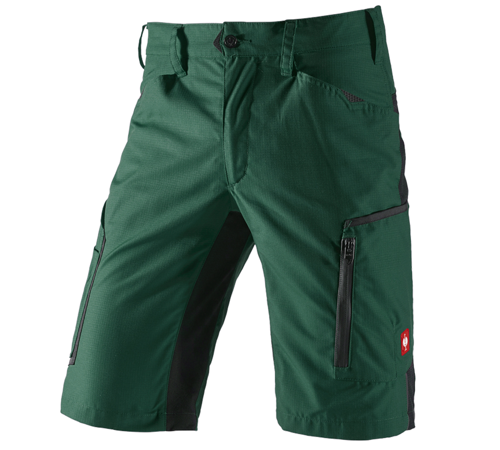 Spodnie robocze: Szorty e.s.vision, męskie + zielony/czarny