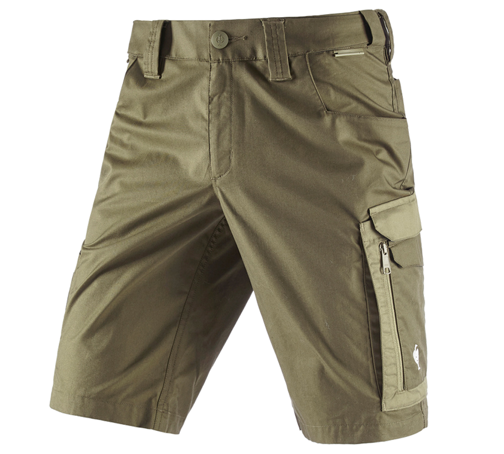 Spodnie robocze: Szorty e.s.concrete light + błotnista zieleń/zieleń ostnicy