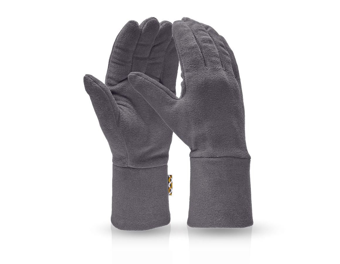 Tekstylne: Rękawiczki z mikropolaru e.s. FIBERTWIN® + grafitowy