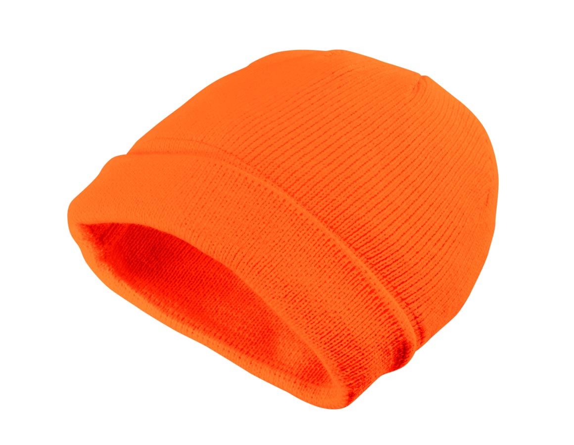 Akcesoria: Zimowa czapka dzianinowa Neon + pomarańczowy